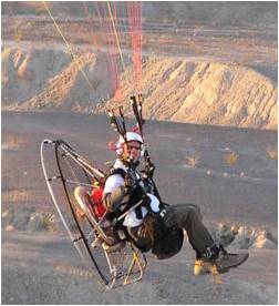 PPG Soaring over Desert